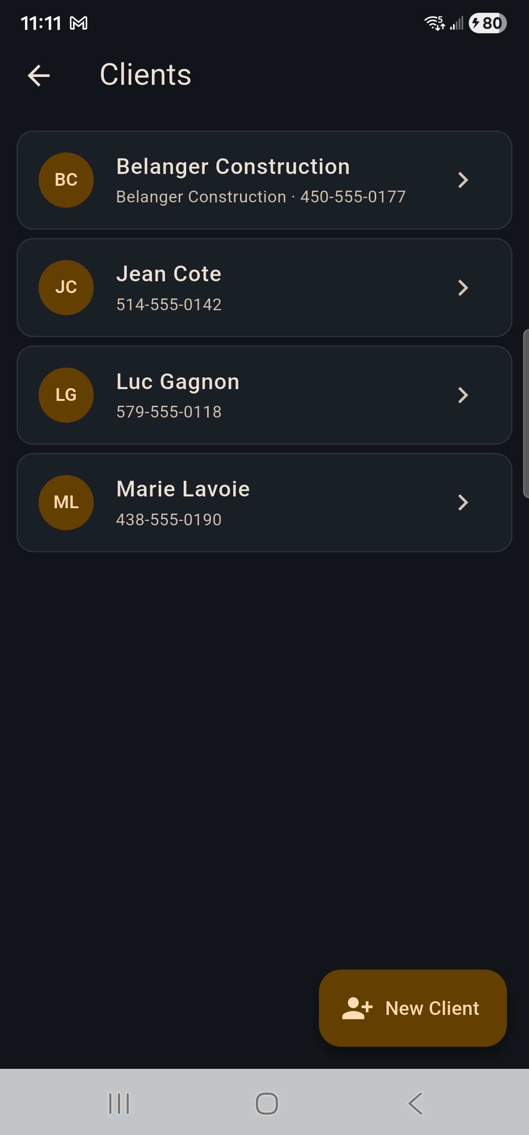 TradePro — Clients